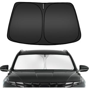 ARISMOTOR Windshield Sun Shade for Hyun-dai Tucson 2022-2025 2026, Custom Fit Foldable Front Window Sunshade Sun Visor Protector, Block UV Rays Keep Your Car Cooler