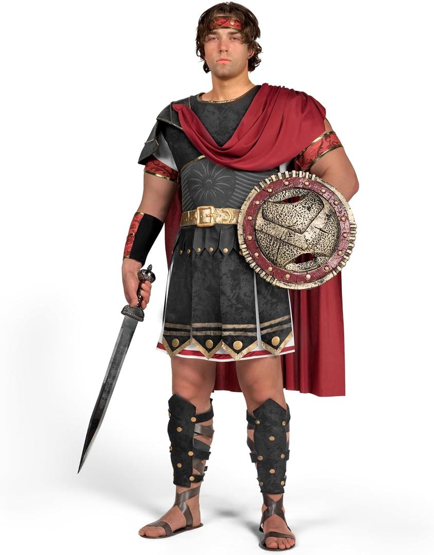 Spooktacular Creations Brave Men Roman Gladiator Costume Set (X-Large)