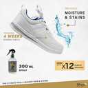 Leather Hero Shoe Protector Spray White Shoe Protector Spray Waterproof and Stain Repellent Safe for Leather, Suede, Nubuck, Canvas, Mesh, and Fabric Sneaker Protector Spray 10.7oz