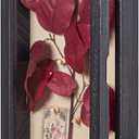 Freezing point Shadow Box Frame 8x25 Flower Shadow Box Pin Display Case Cabinet Picture Frame with Linen Back Memorabilia Awards Medals Badge Bouquet Wedding Memory Box for Keepsakes Long Black