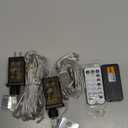 2 Pack Fairy String Lights Plug in, 33Ft 100 Micro Starry LED Twinkle Fairy Lights IP68 Full Waterproof with Remote for Bedroom Garden Christmas Decor (Warm White)