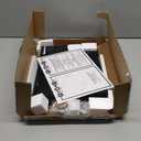 TEAMIX 20 Inch Monitor Stand Riser, Black Desktop Stand for PC/TV/Laptop/Printer, Wood Monitor Riser with Storage, Computer Stand Keyboard Organizer