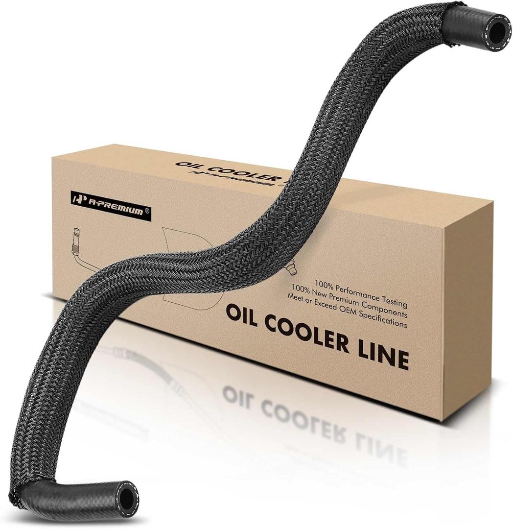 A-Premium Automatic Transmission Oil Cooler Line Hose Assembly Compatible with Mazda 3 2004-2011 5 2006-2010