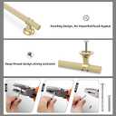 10 Pack 5 Inch Cabinet Pulls knurled Brushed Gold Kitchen Cabinet Handles Aluminum and Zinc Alloy Drawer Pulls Solid Cabinet Hardware