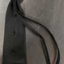 KFVZIU Black and White Striped Suit Men Scary Halloween Costumes Adult Horror Comedy Movie Character Cosplay Outfit Shirt Tie (Medium)