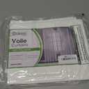 Oakias White Sheer Curtains 96 Inches Long 2 Panels Set  54" W x 96" L Window Sheer Curtains  Rod Pocket Voile Curtains for Living Room & Bedroom  Lightweight Sheer Drapes for Indoors & Outdoors