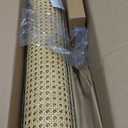24" Width Natural Cane Webbing 5Feet, Rattan Webbing Roll for Caning Projects, Woven Open Mesh Cane for Furniture, Chair, Cabinet, Ceiling, Bed