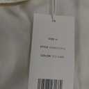 Vince Women's Tipped Slim Blouse (Medium, Off White/Rye)