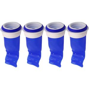 Adjustable Silicone Floor Drain Backflow Preventer, Anti-Odor Sewer Core, One-Way Valve Universal Fit for 40-50mm Drain Pipe, for Bathroom, Kitchen, Shower, ToiletBlue-4