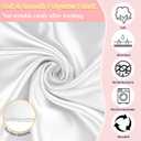 2 x 10 Pack Satin Cloth Napkins, White, 17"x17" Square Shiny & Luxurious Silk-Like Finish, Thin & Lightweight for Elegant Dining, Wrinkle-Free, Washable & Reusable for Wedding, Party, Restaurant