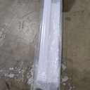 DEZ FURNISHINGS Cordless 1" Light Filtering Pleated Shade, Fabric, 20" W x 48" H, White