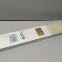 Cordless Light Filtering Mini Blind, 35 x 64 in, Woodtone