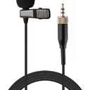 Lavalier Microphone Lapel Microphone Compatible with Sennheiser Wireless Transmitter - Unidirectional Condenser Mic  3.5mm Screw Lock Plug