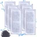 12 Pack of Aquarium Filters for Fish Tank Compatible with Marina Slim S10&S15&20 Replacement Filter Cartridge Activated Carbon bio-Zeolite Fish Tank Cotton Cartridge