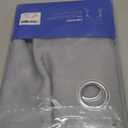 MIULEE Light Grey Blackout Curtains for Bedroom Living Room 63 Inches Long 2 Panels, Thermal Insulated Room Darkening Drapes Solid Grommet Noise Reduction Light Blocking Window Treatments 40x63 Inch