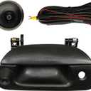 Backup Camera Tailgate Door Handle, Compatible with 1997-2003 Ford F-150, 1999-2007 Ford F-250 F-350 F-450 F-550, 2001-2005 Ford Explorer, 2001-2003 Ford LOBO, Rear View Reverse Camera, Back up Camera (Black)