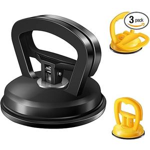 DEZEU Car Dent Puller, 3 Pack Car Handheld Puller,Upgraded Model Car Dent Puller Kit,Strong Car Dent Remover.Repair kit for car Bodies, Glass,Ceiling and Moving Objects(Black+Yellow).