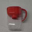 Brita Water Filter Pitcher for Tap and Drinking Water with 1 Standard Filter, Lasts 2 Months, 6-Cup Capacity, BPA Free, Red
