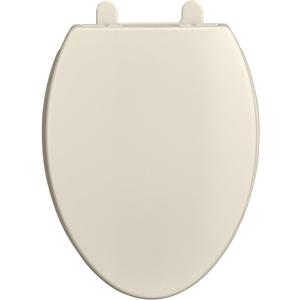 American Standard 5024A65G.222 Transitional Slow-Close & Easy Lift-Off Elongated Toilet Seat Soft Close, Linen