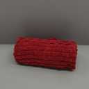 Kevin Textile 14x36 Inch Long Lumbar 1 Pack Valentines Decorative Throw Pillow Cover Soft Striped Corduroy Rectangle Cushion Case Farmhouse Solid Color Accent for Living Room Couch Sofa Bed, Burgundy