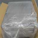 Makeup Organizer Storage with 16 Drawers, 4 Pcs Desktop Office Supplies, Desk Organizers, Clear Accessories, Dustproof Storage Drawer and for Make Up, Jewelry, Pen, Stationary