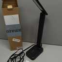 One Beat Desk Lamp with 6 Outlets 4 USB Ports(2USB-C),Eye Protection Table Lamp Power Strip with 4 Color Modes 5 Brightness Touch LED Desk Lamps for Home Office College Dorm Room Essentials(Black)