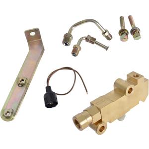 marddpair Disc Brake Proportioning Valve with 9/16 1/2 Lines and Bracket PV2 Combination Replacement for Buick Skylark Replacement for Chevrolet Chevelle 1964-1972 172-1363