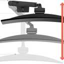 Ergotron HX HD Premium Heavy Duty Gaming Monitor Arm, Single Monitor Desk Mount for 1000R Curved Ultrawide Monitors Up to 49 Inches, 28 to 42 lbs, VESA 75x75mm or 100x100mm HD Pivot, Matte Black, HD Pivot