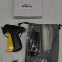Tagging Gun for Clothing, Mini Tagging Gun for Clothes Sewing, Quick Fixed Tag Gun Kit Mini Stitch Gun with 2 Needles,1 Storage Bag, 1800 Clear & 1800 Black 0.17 Micro Fasteners