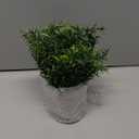 Velener Artificial Potted Rosemary Plants- Rustic Farmhouse Topiary Shrubs for Decoration Centerpieces Living Room, Shelf Bedroom Aesthetic Green Bathroom Accessories Boho Small Desk Plant Office, Green