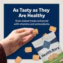 Blue Buffalo Health Bars Crunchy Dog Biscuits, Oven-Baked with Natural Ingredients, Apples & Yogurt, 16-oz Bag (EXP 10/07/26)