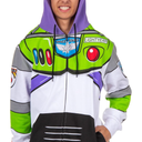 Disney Pixar Toy Story Men's I Am Buzz Lightyear Astronaut Costume Adult Sweatshirt Zip Hoodie, XXL