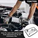 4WD Transmission Filter Kit Transmission Oil Filter Kit - Compatible for 45RFE 545RFE 65RFE 66RFE 68RFE for Ram 1500/2500/3500 for Jeep Grand Cherokee 2001-2013 - Replace Part 5013470AC