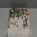 FuWeave 6 Pcs Christmas Chair Covers Vintage Christmas Chair Back Covers Red and White Xmas Chair Protector Slipcovers Washable Winter Dining Room Seat Covers for Home Hotel Kitchen Decorations