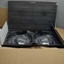 UNI-SHINE 2PCS 9 Inch LED Headlights with DRL and Turn Signal,High/Low Beam Halo Lights DOT Approved Compatible with Jeep Wrangler JL/JLU 2018-2025, Gladiator JT 2019-2025 (Black)