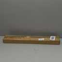 Zenna Home Curtain Rods for Windows 18 to 48 Inches, Adjustable Single Decorative Caf Rod, Easy to Install Window Curtain Rod with Perfect Leveling and No Measuring, with Round Finials, Black