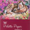 2 x Mr. Pen- Disposable Paint Palette Paper Paint Pad, 9"x12", 40 Sheets, Acrylic Paint Paper, Suitable for Watercolor, Gouache, Acrylic and Oil Paints, Tear-Off Palette Sheets for Painting