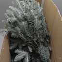 4FT Pre-lit Artificial Mini Christmas Tree, Small Xmas Trees with 100 Lights, 8 Mode Timer and Cloth Bag Base for Home, Office, 1 Pack