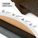 Outdoor Roller Shade, Exterior Cordless Patio Roll Up Blinds with Splicing Design, Cordless Shade Cloth Roll Blinds for Porch Gazebo Pergola Balcony Backyard (8' W x 6' H, Mocha)