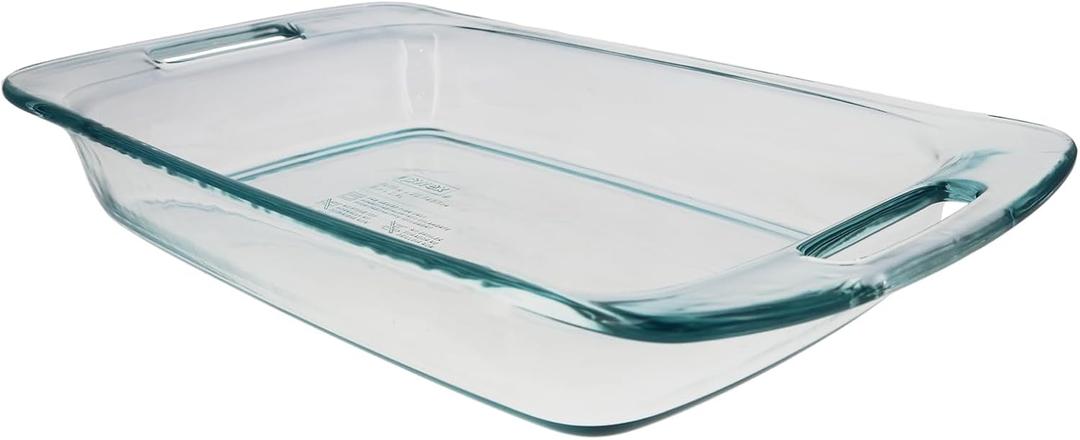 Pyrex C-233 3qt Easy Grab Glass Baking Dish - Made in USA