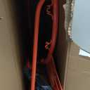 Spalding Regulation Size 18" Steel Basketball Rim with Net Included | Choose from Fixed or Breakaway | Replacement Rim for Indoor or Outdoor Hoop (Breakaway - Slam Jam - Red)