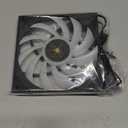 Thermalright TL-H12015B-S CPU ARGB Fan, Computer Case Cooling Quiet, 1900RPM High Speed,15mm Slimline Cooler for CPU Cooling and Chassis, Black, 120mm PC Cooler Fan(TL-H12015B-S)