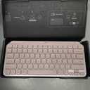 Logitech MX Keys Mini Minimalist Wireless Illuminated Keyboard, Compact, Bluetooth, Backlit, USB-C, Compatible with Apple macOS, iOS, Windows, Linux, Android, Metal Build - Rose