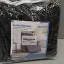 TAOCOCO Recliner Chair Covers Stretch Recliner Covers for Recliner Chair, Polyester Reclining Chair Cover with Arms 3-Piece Soft, Durable and Skin-Friendly Furniture Protector (1 Seater, Black)
