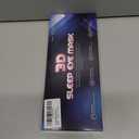 Sleep Mask 100% Light Blocking Eye Mask for Sleeping 3D Memory Foam Eye Covers with Adjustable Strap Night Blindfold for Men Women Black