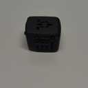 International Travel Adapter Voltage Converter to Step Down 230V to 120V for Hair straighteners, laptops, Cell Phones, Power converters from USA to UK, Europe, Australia Over 200 (Black)