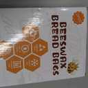 Beeswax Bread Bags Natural Beeswax-Lined Cotton Storage Reusable Sourdough bread bags Bakery Essentials Freshness Keeper for Homemade (2 Pack)