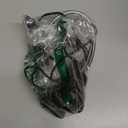 Heat Lamp for Reptile,UVA UVB Light for Turtle,Bearded Dragon Basking Light Bulbs,Dimmable 360Gooseneck UV Heating Lamp W/ G9 Mini Halogen Bulbs 60W (White*2Red*2) for Tortoise/Snake/Lizard