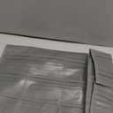 Hanging Jewelry Organizer for Closet with Swiveling Hanger, 17 x 30 In, 80 Clear Pockets Jewelry Organizer Hanging for Jewelries, Earrings, Accessories (Beige) (1, Gray)