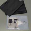 Pickluc Rod Pocket Tier Curtain - Half Blackout Curtain for Kitchen, Bathroom, Cabinet, Basement, 30 Inches Wide and 24 Inches Long, Dark Grey, 2 Panels